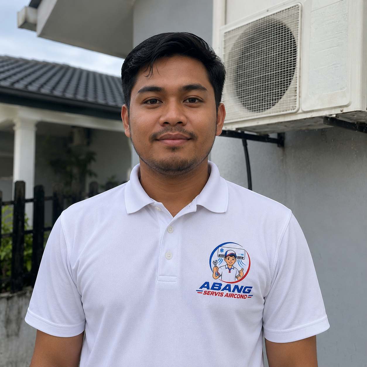 Encik Aiman Hakim, juruteknik aircond bertugas di Puchong — Abang Servis Aircond